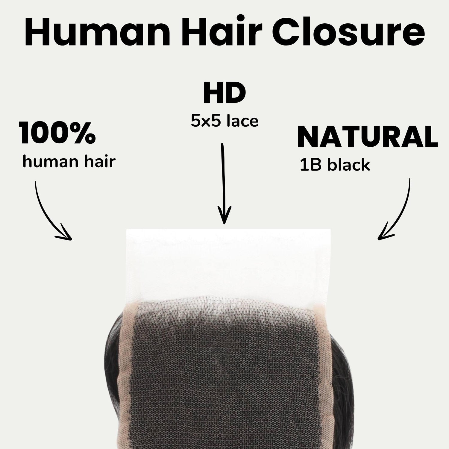 Loose Wave 5x5 HD Lace Human Hair Closure
