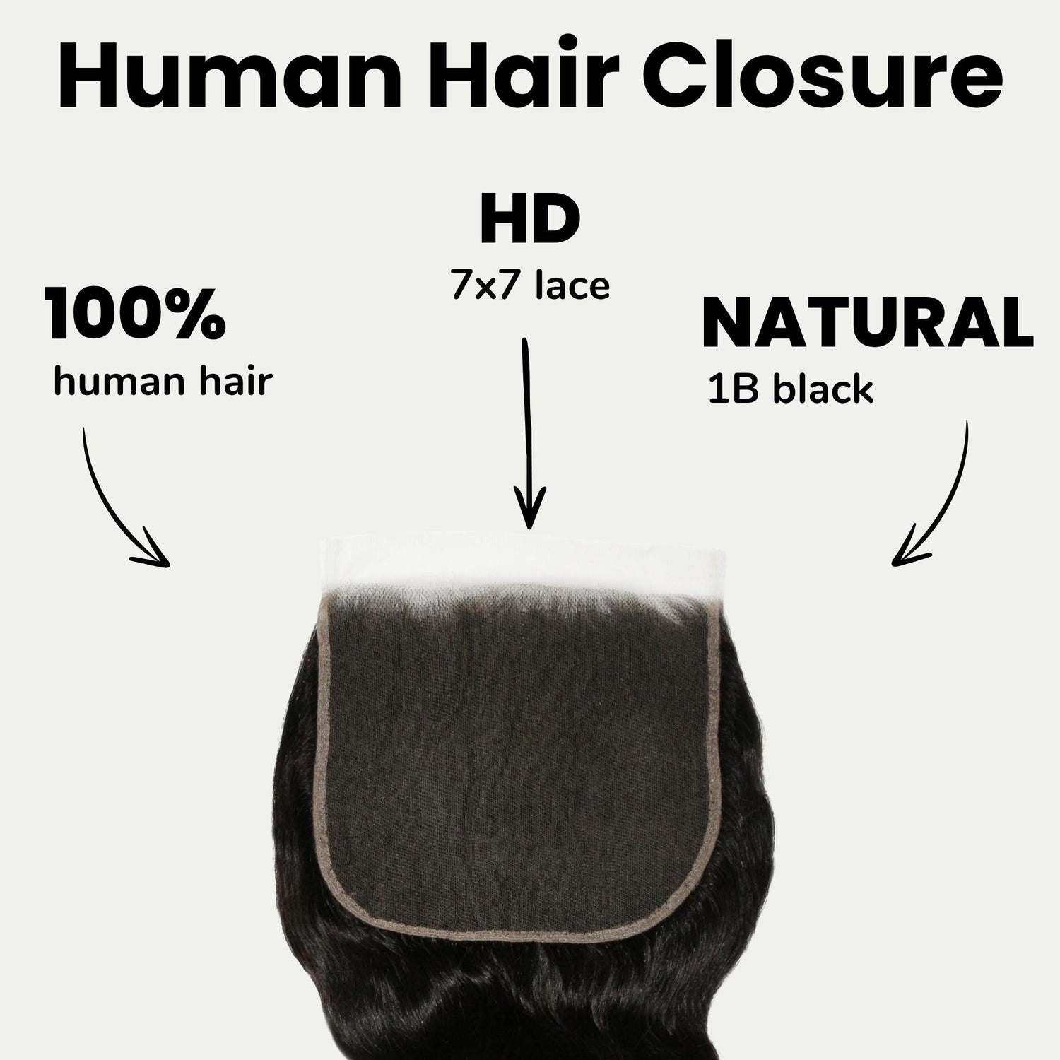 Loose Wave 7x7 HD Lace Human Hair Closure