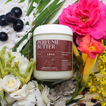 LOVE – The Luxury Body Butter Perfume | Seductive Sweet Floral &amp; Warm Chocolate Scent | Elegant Fragrance for Women &amp; Men
