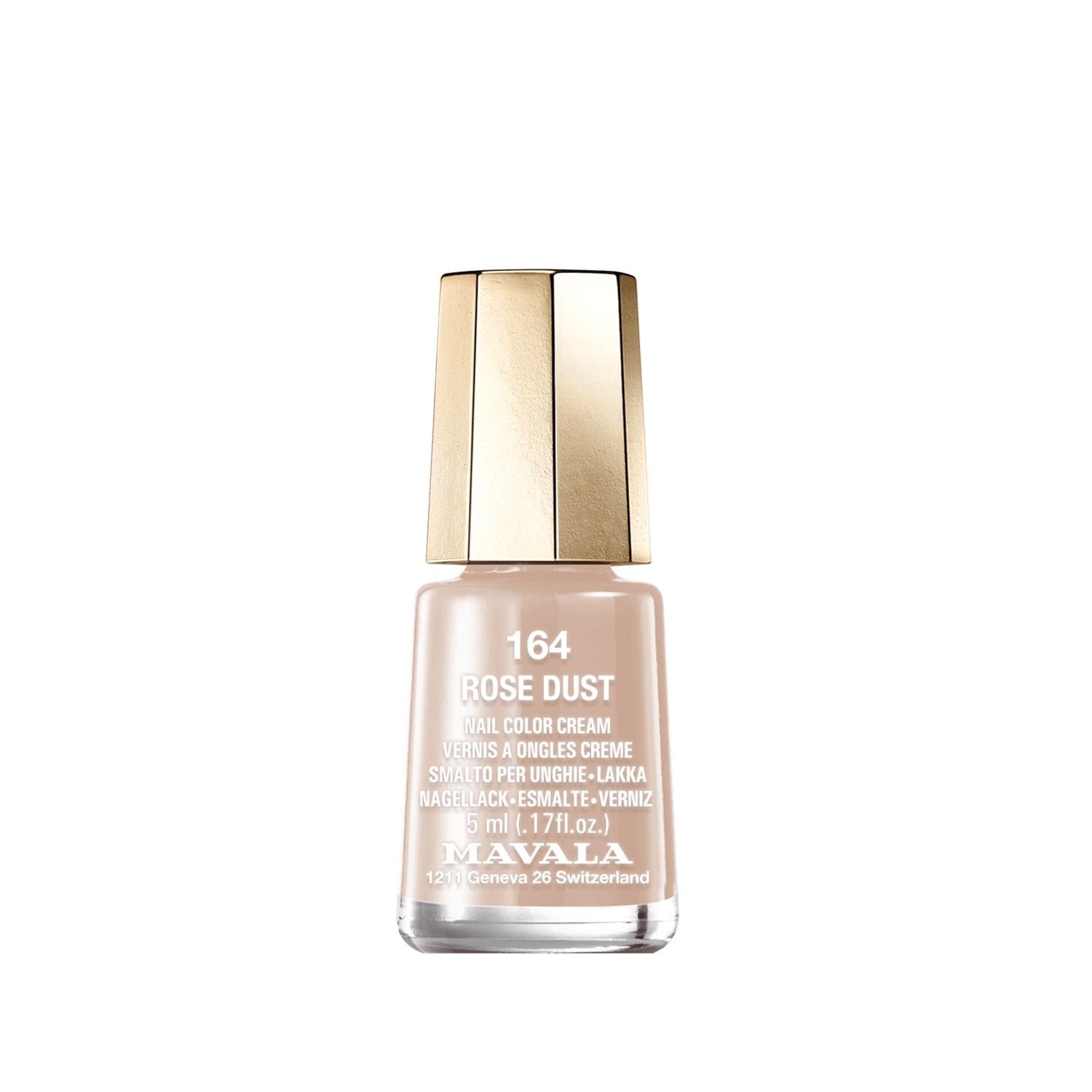 Mavala Mini Color Rose Dust 5 ml - Portable Rose-Toned Nail Polish for Travel &amp; Sampling