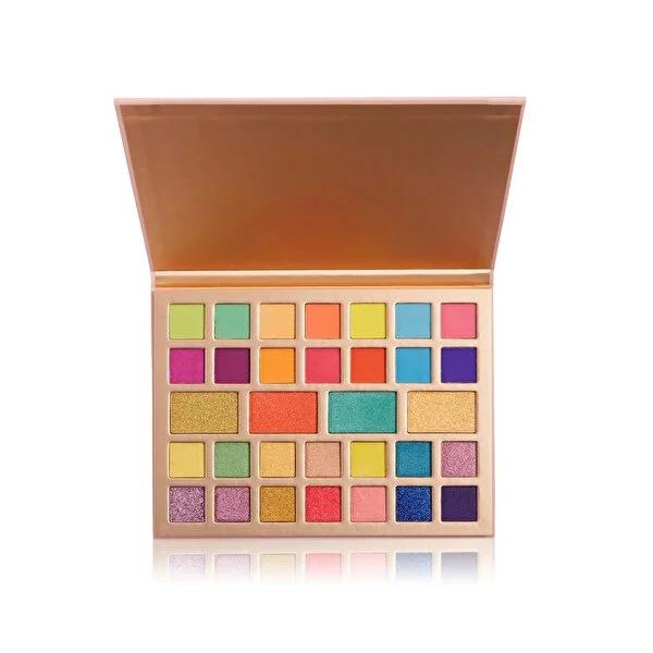Revolution Pro Influencer Overnight Master Class Eyeshadow Palette: 32 High-Pigment Matte &amp; Shimmer Colors for Stunning Eye Makeup Looks
