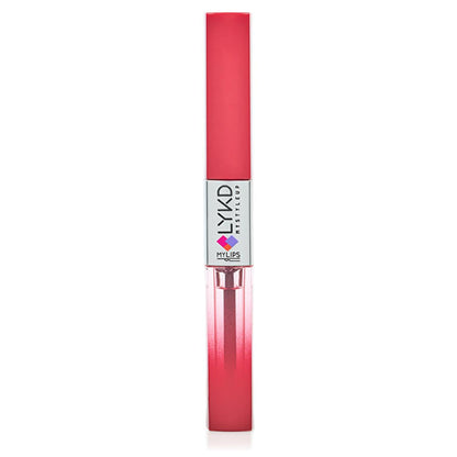 LYKD Double Sided Lipstick &amp; Gloss: Long Lasting, Highly Pigmented Raspberry Lip Color &amp; Non-Sticky Shine