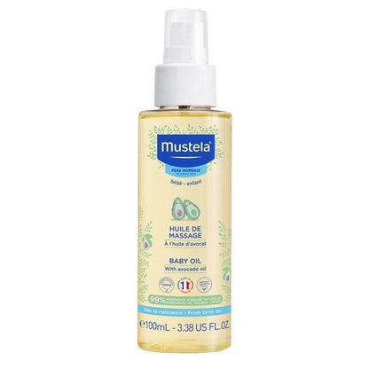 Mustela Baby Oil - Gentle Massage Oil | 100ml