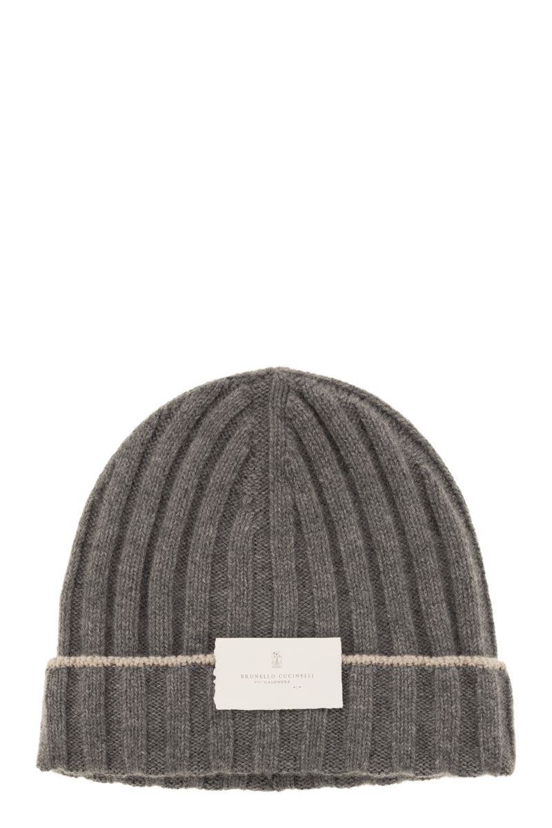 BRUNELLO CUCINELLI Chunky Ribbed Cashmere Beanie