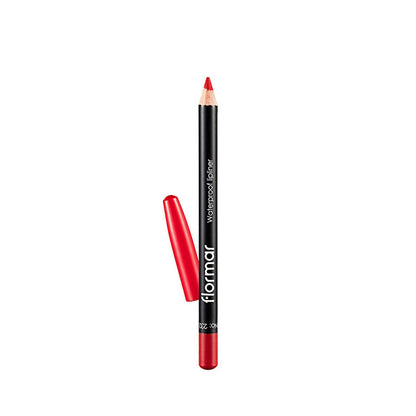 Flormar Waterproof Matte Lip Liner - Passionate Red: Long Lasting, High Pigment, Precise Definition