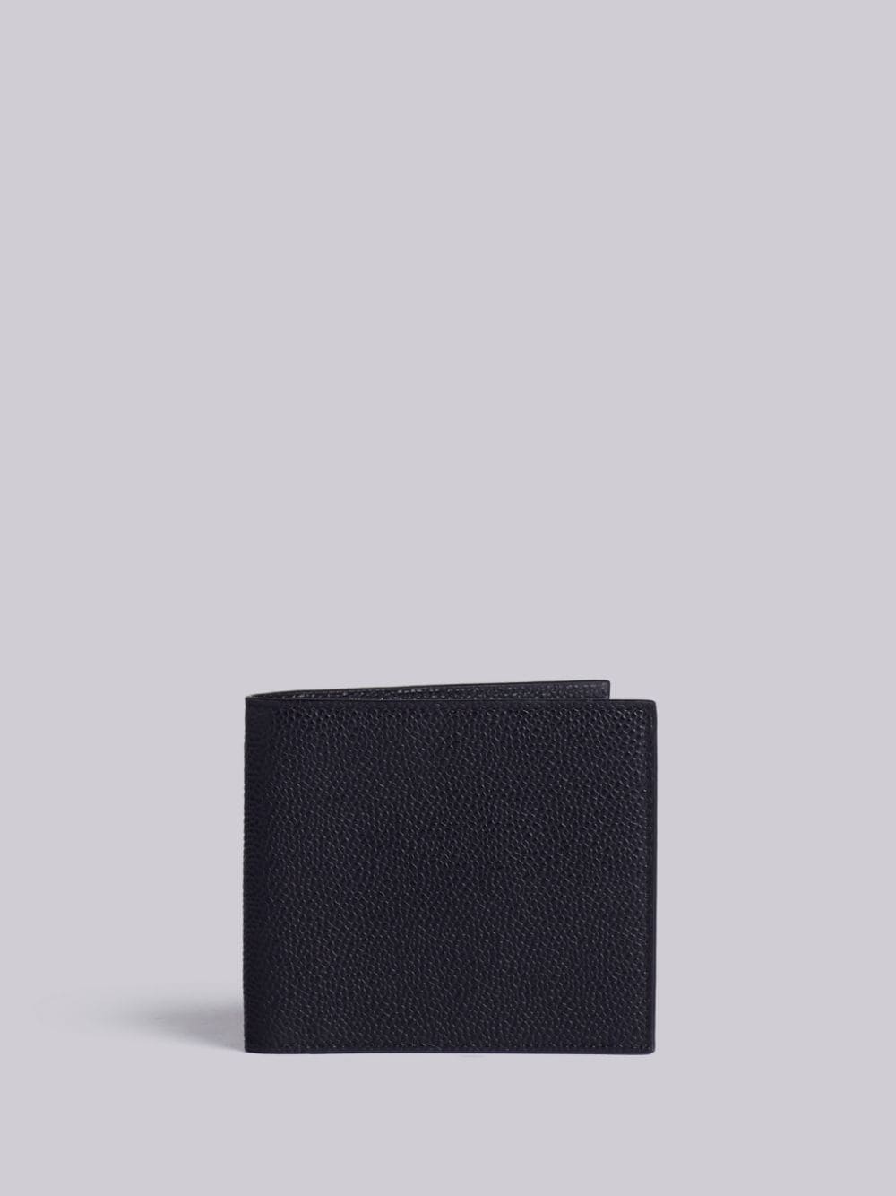 THOM BROWNE Leather Bifold Wallet with Stripe Detail
