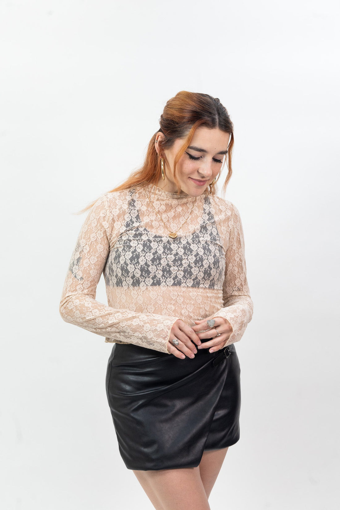 Emory Park Moto Mini Skirt - Black