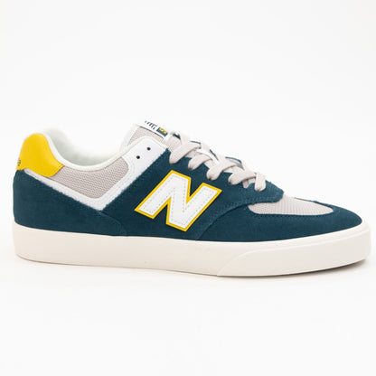 New Balance Numeric 574 VULC - Deep Ocean with Sunflower (Available in WIDE!)