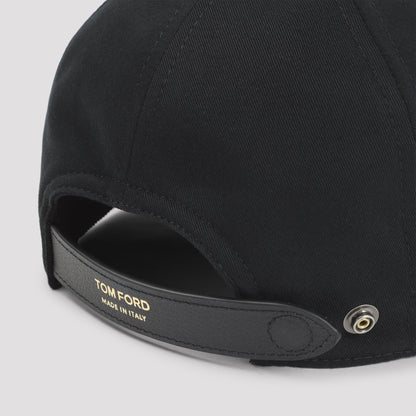 TOM FORD Cotton Baseball Hat with Adjustable Strap