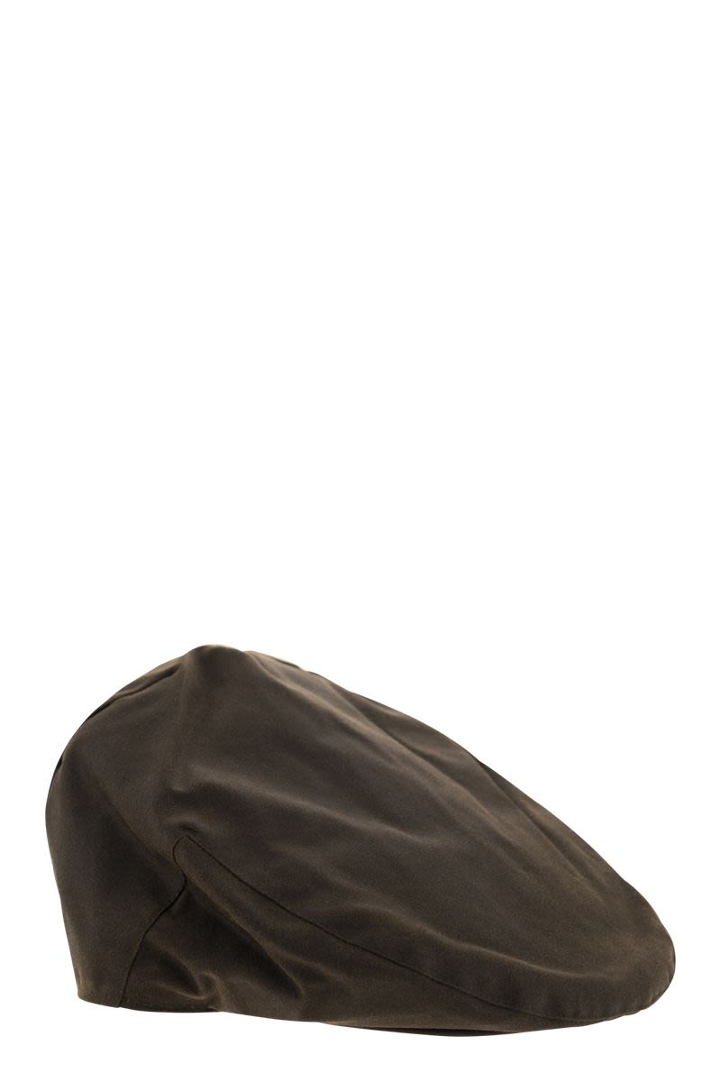BARBOUR Waxed Cotton Beret - Men&