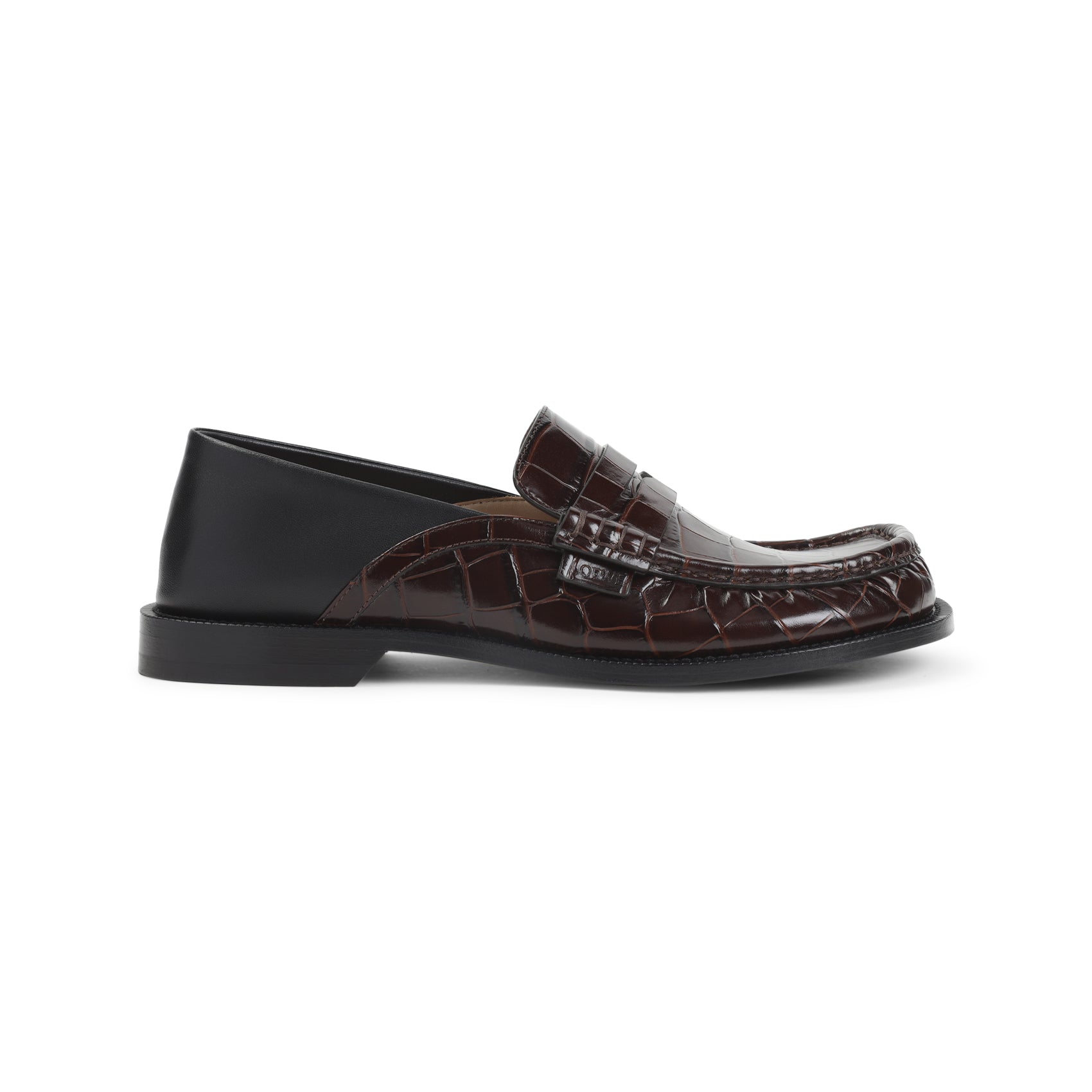 LOEWE Campo Flap Back Calfskin Loafers for Men