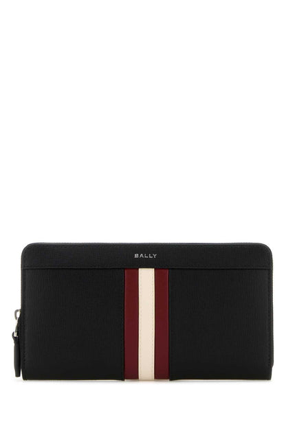 BALLY Mini Zip Around Leather Wallet for Men