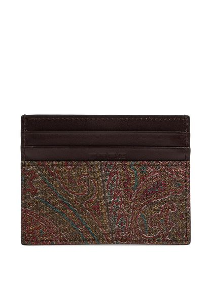 ETRO Mini Leather Card Holder