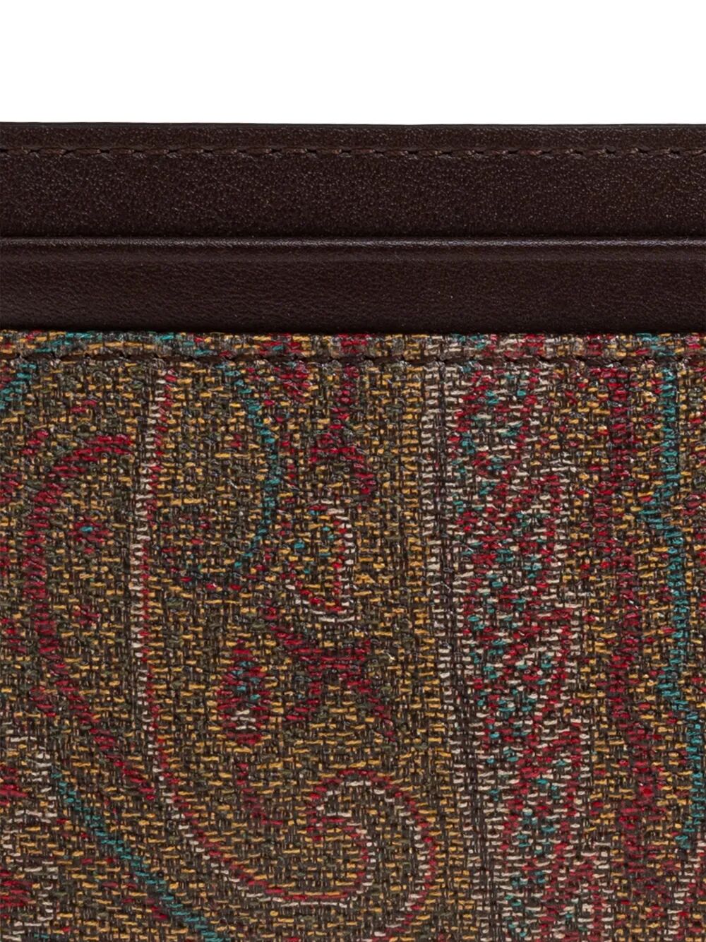 ETRO Mini Leather Card Holder