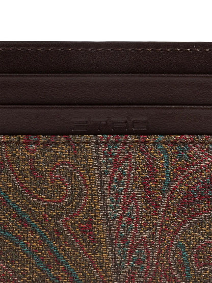 ETRO Mini Leather Card Holder