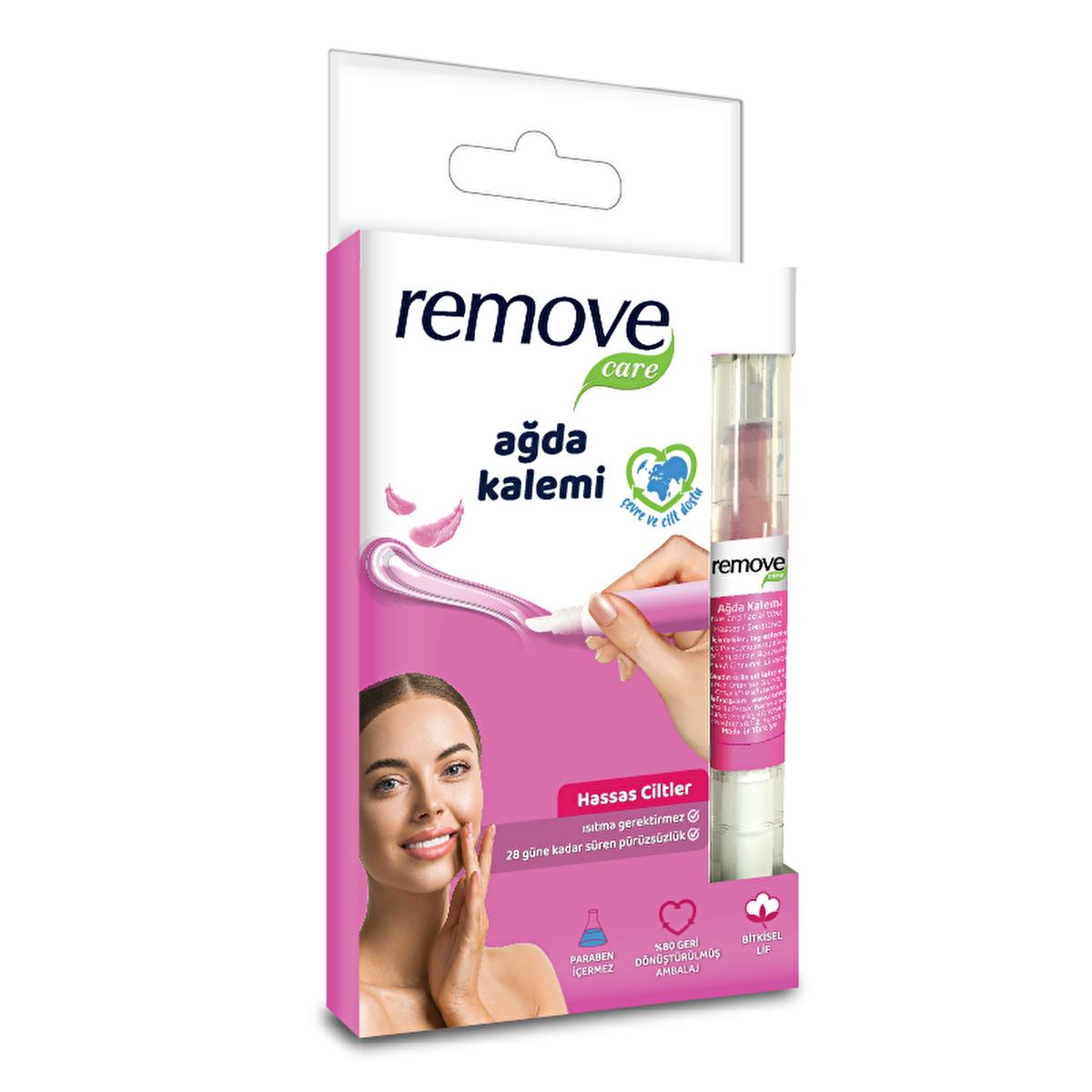 Remove Care Wax Pen for Hair Removal - Easy Eyebrow Shaping &amp; Facial Hair Removal for Sensitive Skin