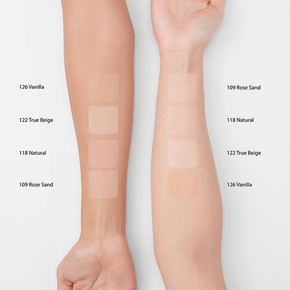 LYKD Foundation 122 True Beige - Lightweight Foundation Makeup for Flawless Look