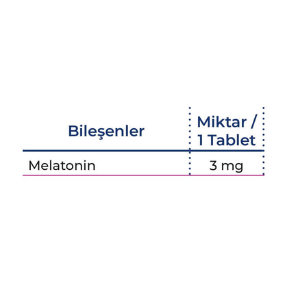 PF ProMela Melatonin Supplement 3mg - 60 Tablets for Sleep Regulation and Support