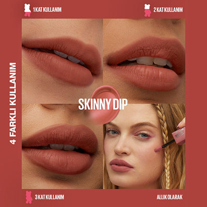 Maybelline Super Stay Teddy Tint - Long-Lasting Liquid Matte Lip Tint with 8 Buildable Shades