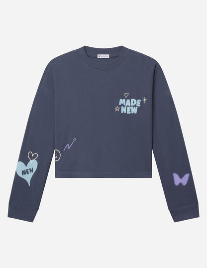 Made New Cropped LS Women&