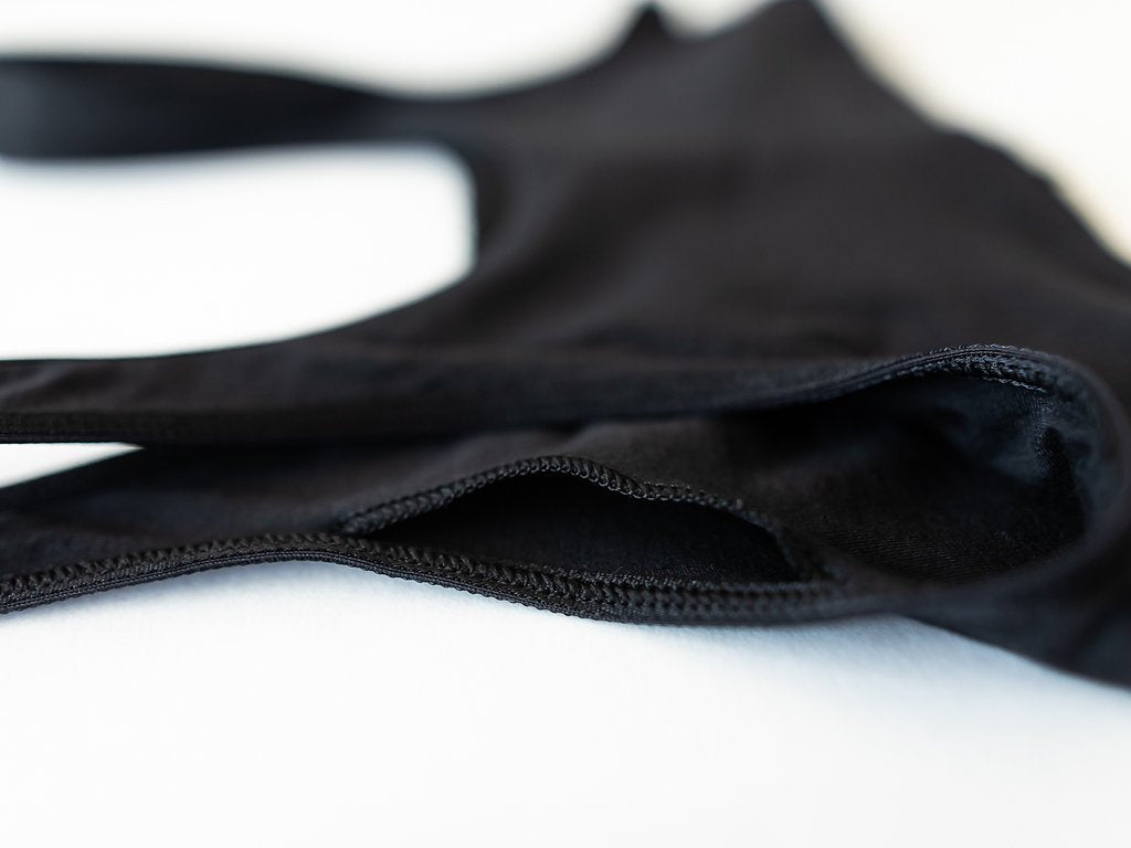 Maia Front Close Bra, Black