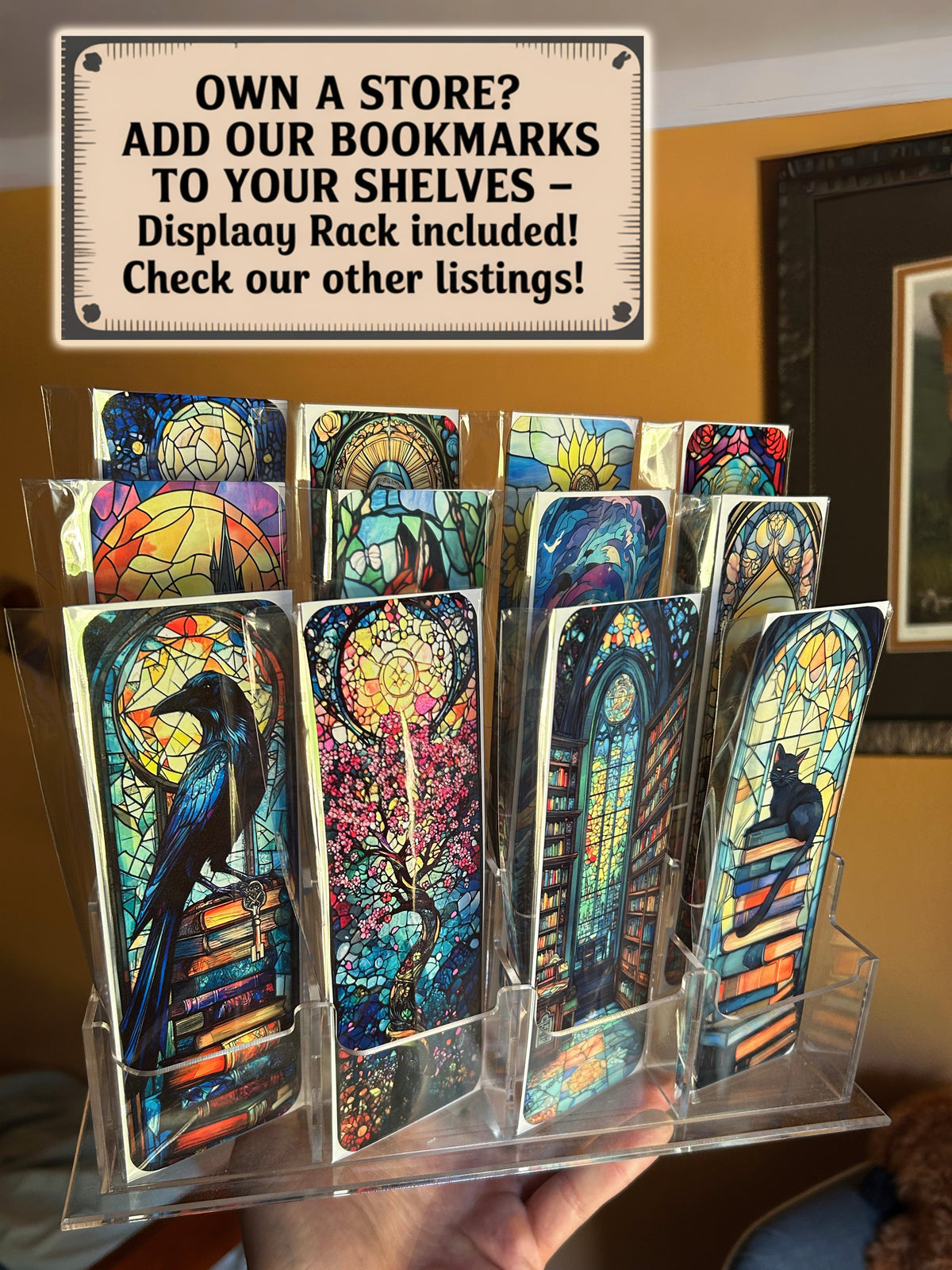 Gothic Graveyard Bookmark - Spooky Dark Academia Book Accessory, Haunted Cemetery Art, Horror Gift for Book Lovers, Halloween Aesthetic