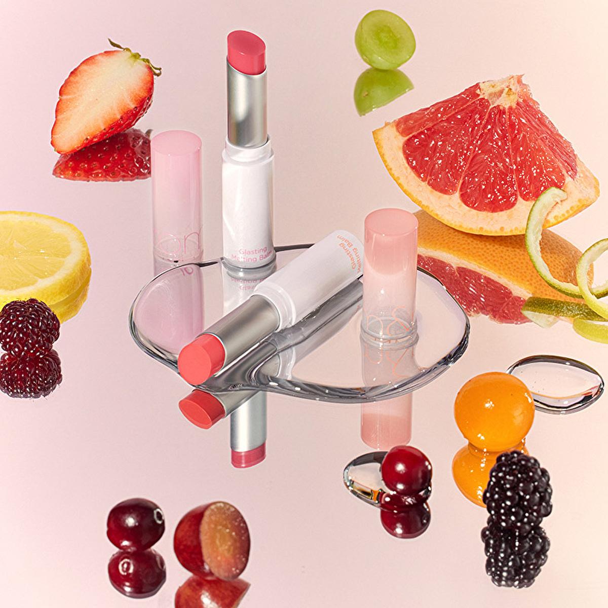 rom&amp;nd - Glasting Melting Balm Colored Lip Balm for Hydrated, Tinted Lips - Vegan, Non-Greasy, Plant-Based Moisturizer