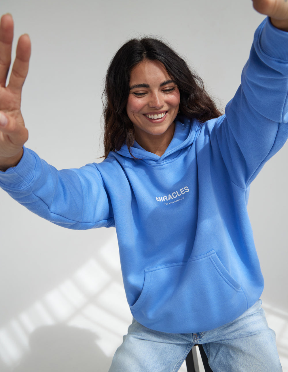 Miracles Blue Unisex Hoodie