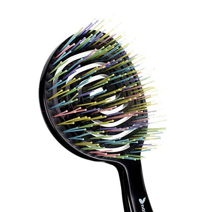Nascita Pro 3D Oval Hair Brush - Sleek Design for Effortless Styling | Black