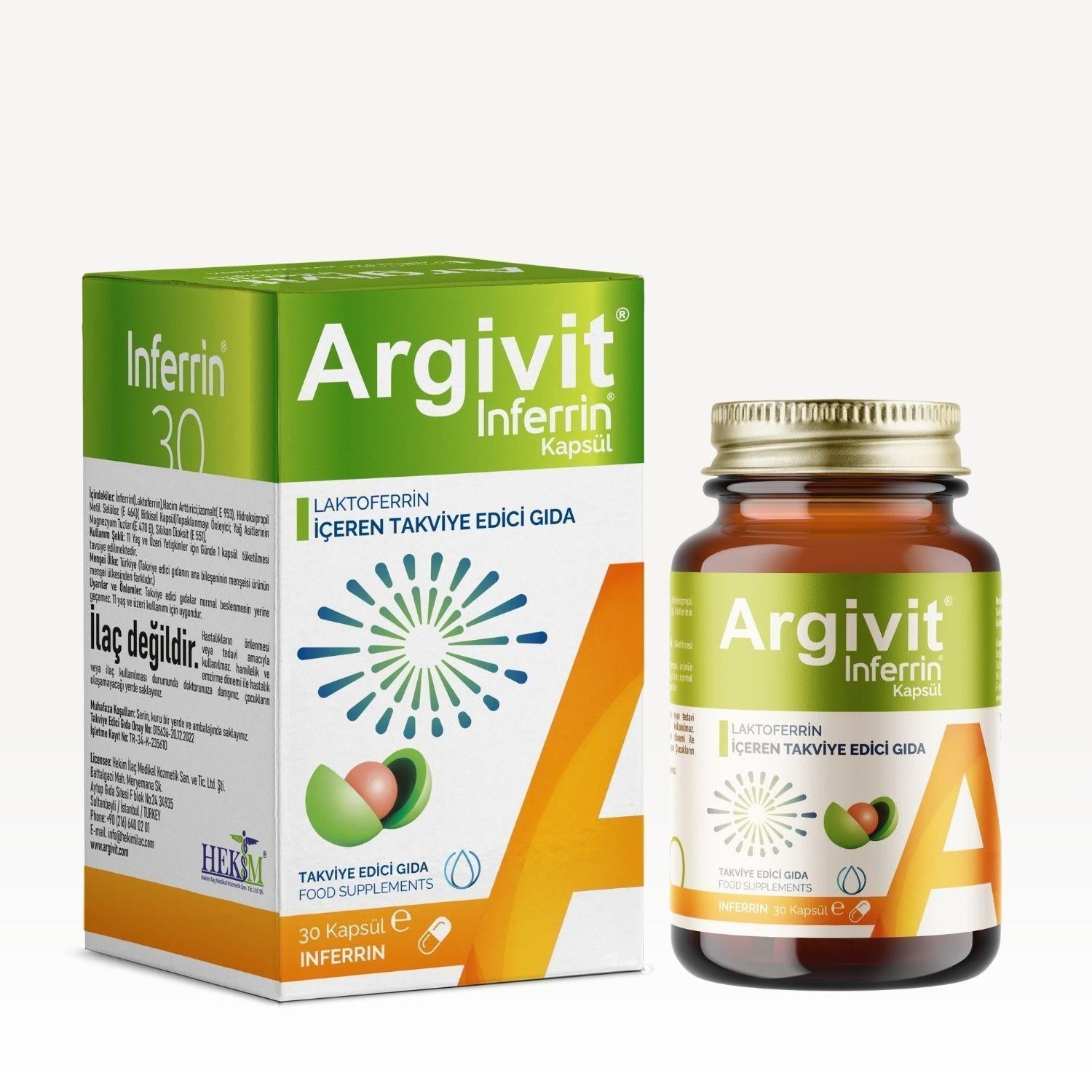 Argivit Immune Support Supplement - Boosts Immune System &amp; Relieves Dry Eyes - 30 Capsules