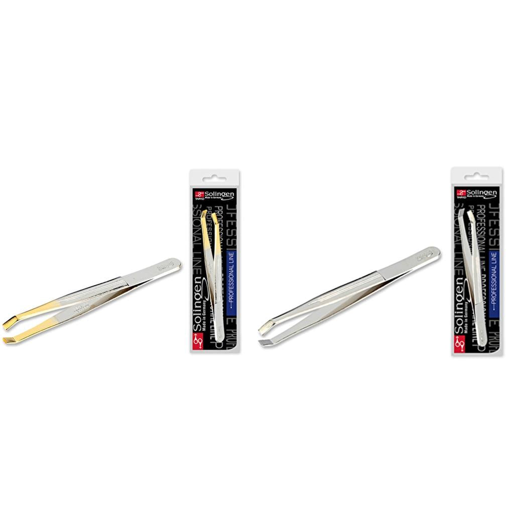 Solingen 7340 Precision Slant Tip Tweezers - 1 Count