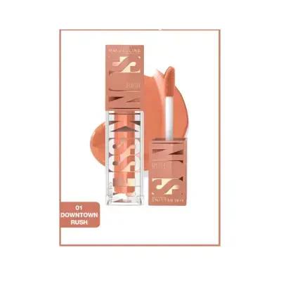 Maybelline New York Sunkisser Liquid Blush - Downtown Rush: Natural, Blendable, Easy-to-Apply Sun-Kissed Cheek Tint for Radiant Glow