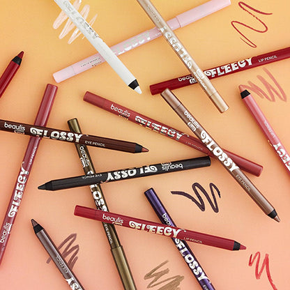 Beaulis Cosmetic Eyeliner - Fun Flossy 403 Snow Glow, Creamy &amp; Vibrant Eye Makeup