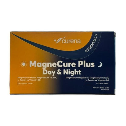 Curena Essentials MagneCure Plus Day &amp; Night Magnesium 60 Tablets