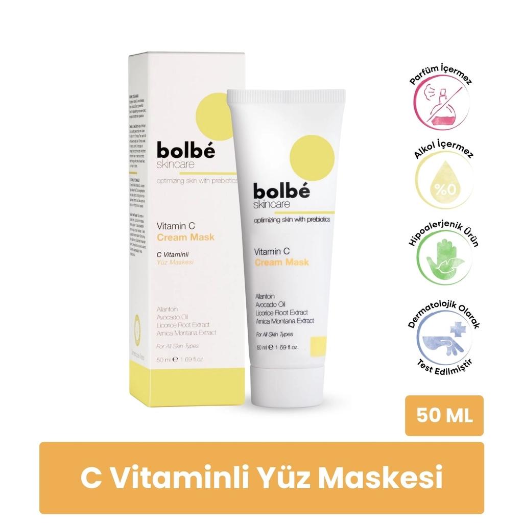Bolbe 2% Vitamin C Cream Mask for Brightening &amp; Tone Evening 50ml