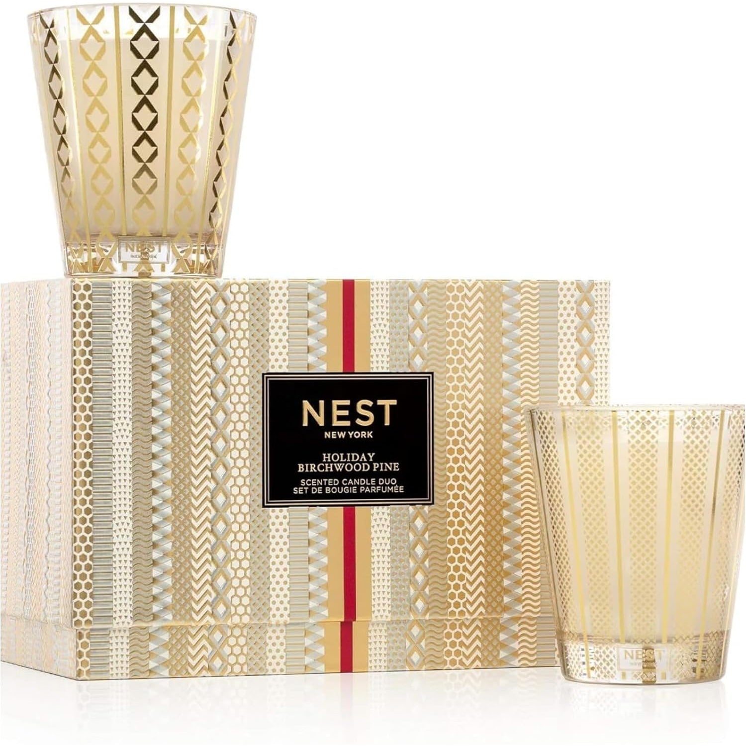 Nest New York Holiday &amp; Birchwood Pine Classic Candle Set