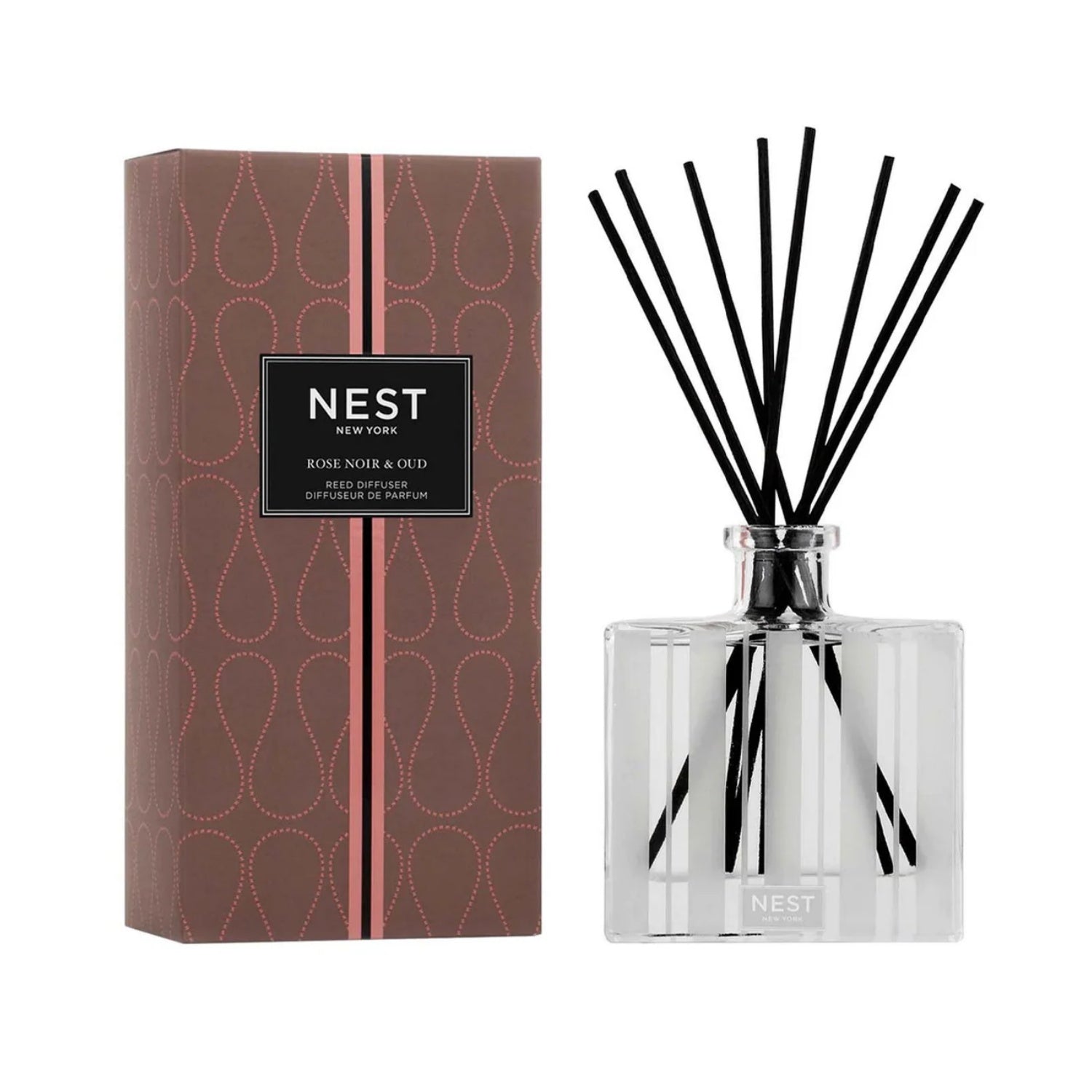 Nest New York Rose Noir &amp; Oud Reed Diffuser 5.9 OZ