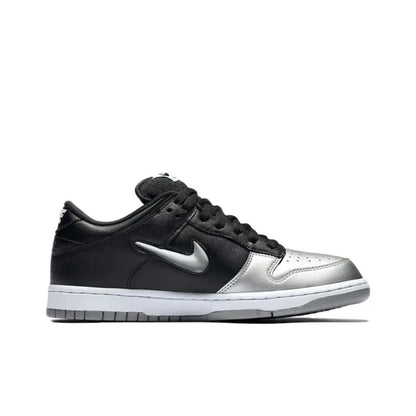 Nike Sb Dunk Low Supreme Jewel Swoosh Silver