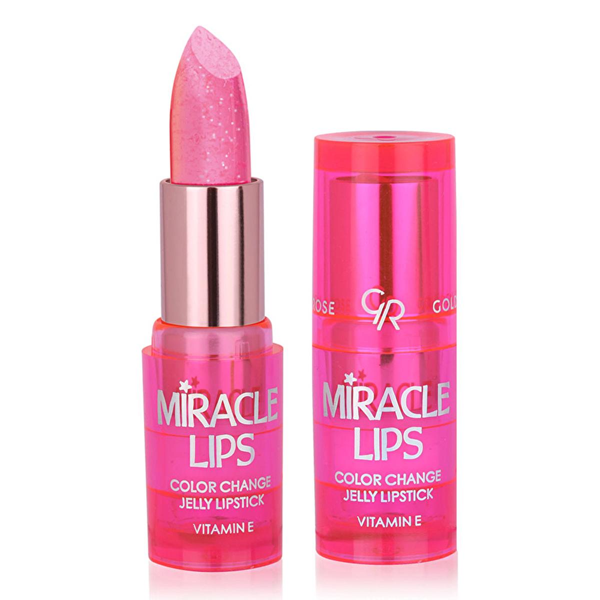 Golden Rose Color Changing Jelly Lipstick 101 Berry Pink - Vegan, Moisturizing &amp; Long-Lasting