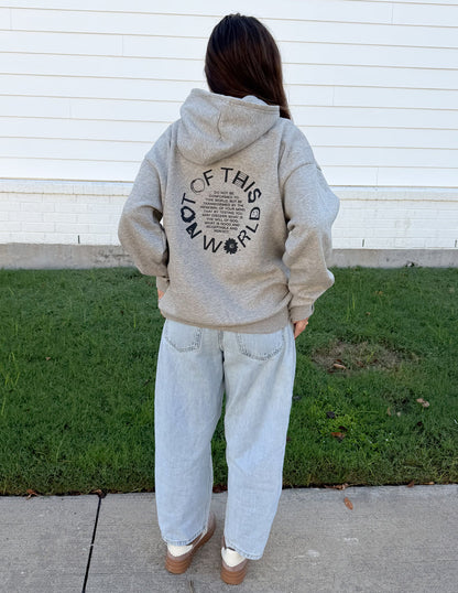 Not of This World Beige Unisex Hoodie