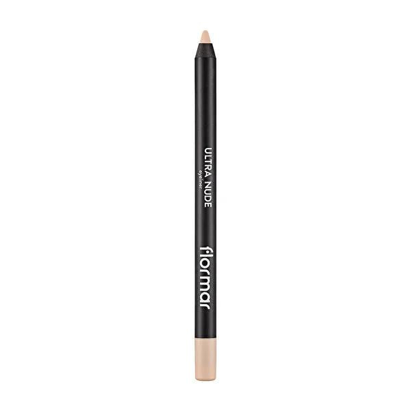 Flormar Ultra Nude Eyeliner - Precise Eye Lining with 14 Color Options, Shimmery and Matte Finish