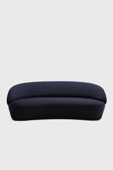 Naïve Sofa soft elegant three-seater for private and public interiors