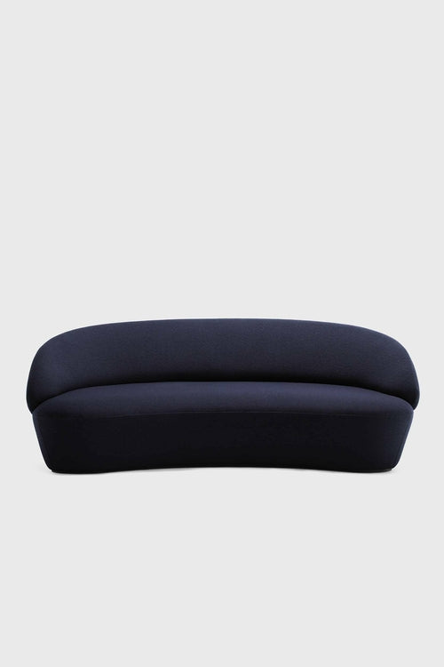 Naïve Sofa soft elegant three-seater for private and public interiors