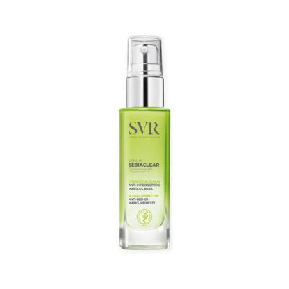 SVR Sebiaclear Serum 30ml - Non-Comedogenic Skincare for Oily Skin, Hypoallergenic Serum with Gluconolactone &amp; Salicylic Acid