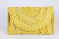 Maisstroh-Tasche Clutch Damen Große Kapazität Clutch Handgewebte Tasche Handytasche Geldbörse Japanisch Koreanisch