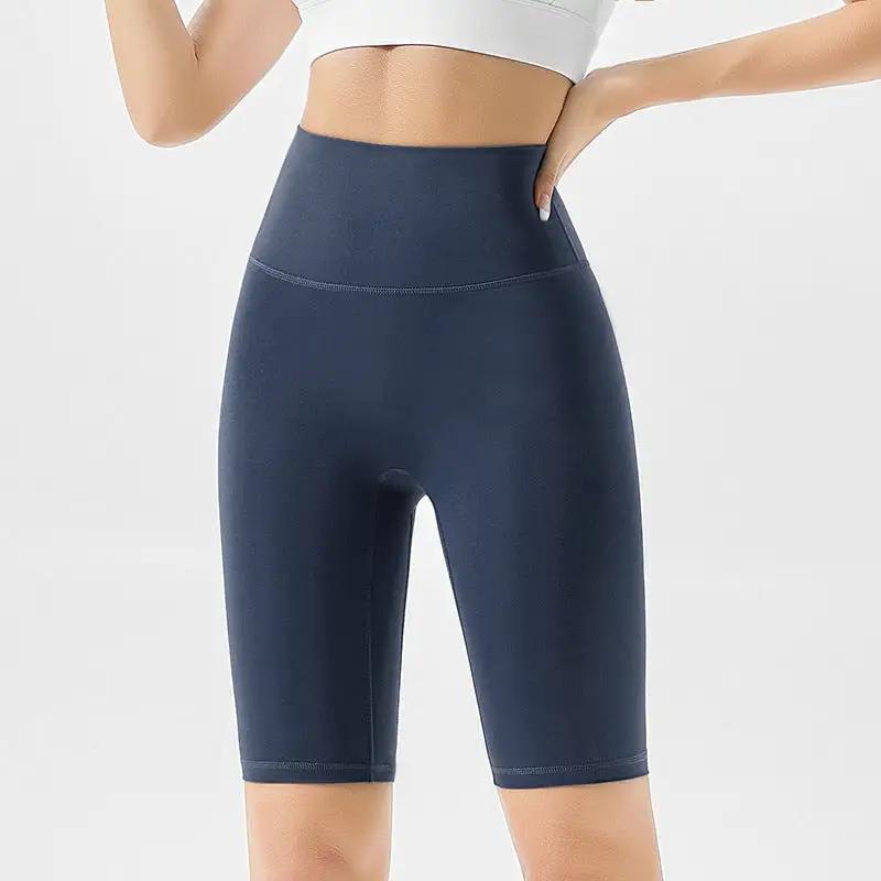 High Waist Hip Lift Lounge Pants Sports Running Women Seamless Shorts Yoga Workout Clothes by Wanita Store