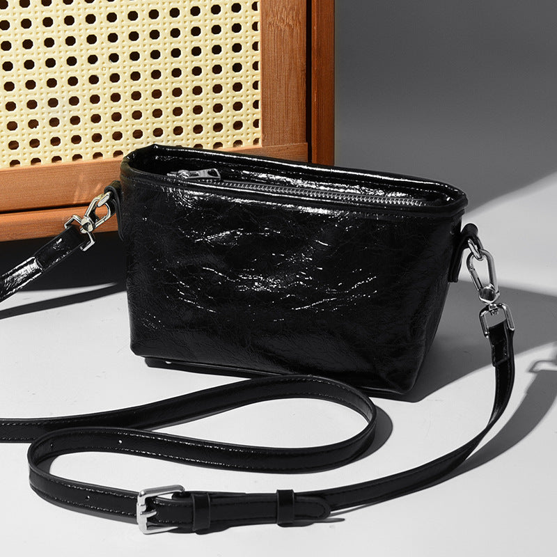 Ledertasche Einfache Umhängetasche Umhängetasche Für Besondere Interessen Schultertasche Große Kapazität Eimertasche Damen