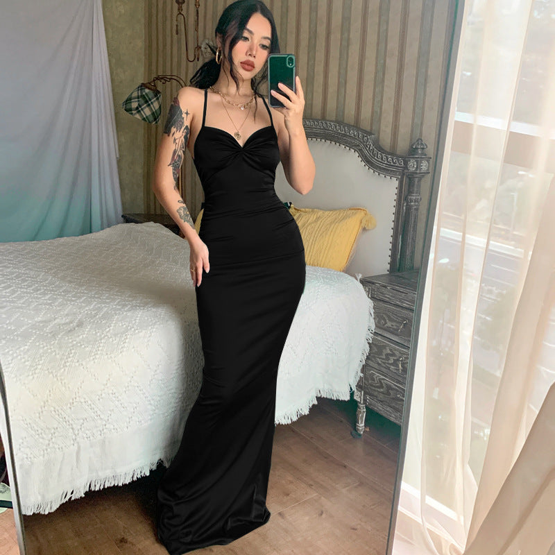 Damenbekleidung Beliebt Sexy Enges Kleid Träger-Bleistiftkleid