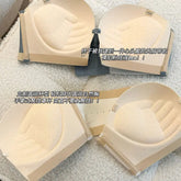 Original No Mark Front Button Push-up Lace Strapless Bra Invisible Back Underwear Women&