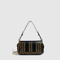 Women Bag Rivet Bag Retro Tassel Rivet Bag Adjustable Shoulder Crossbody Women Bag